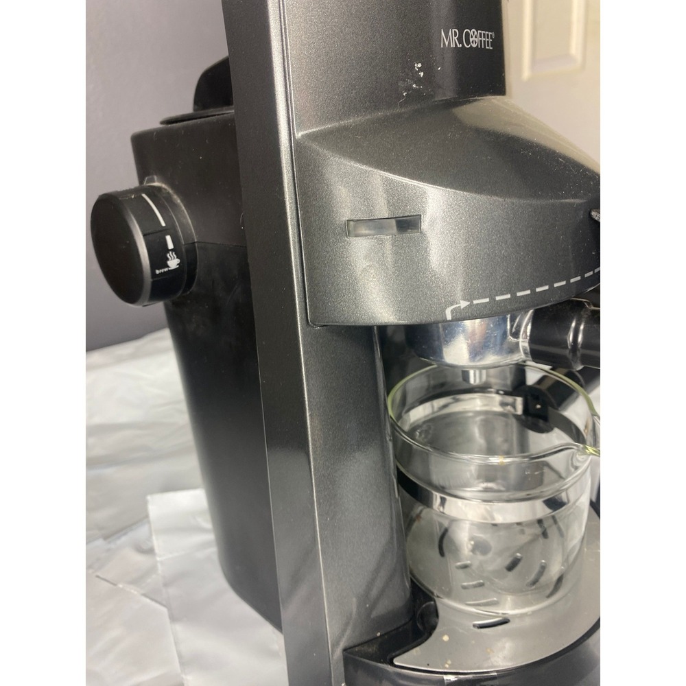 Mr. Coffee Steam Espresso Cappuccino Machine w/ Glass‎ Carafe & Milk Frother